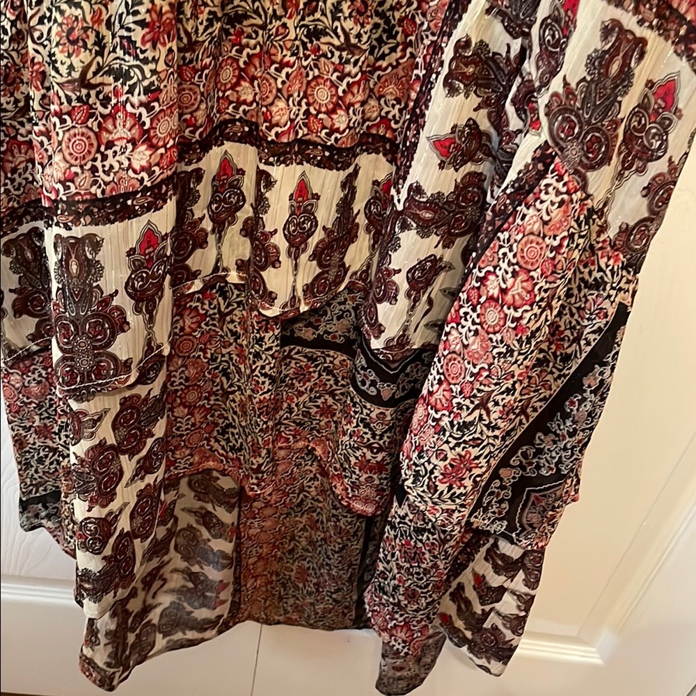Floral Ruffle High Low Maxi Dress - Picture 4 of 5